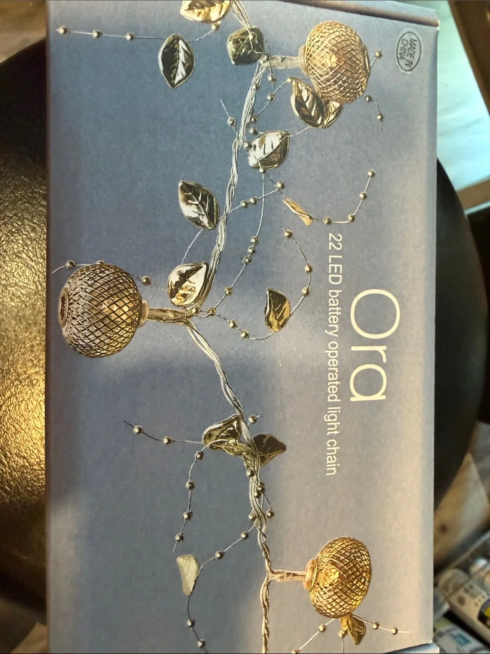Gold Ball String Lights - LED - 2.6M length
